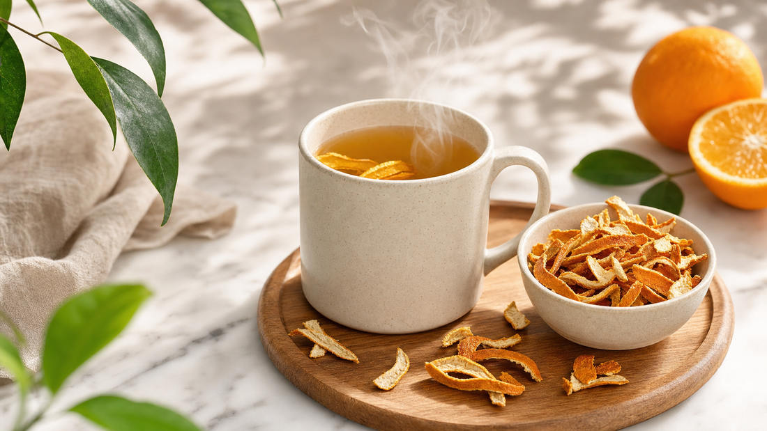 Organic citrus herbal tea for women